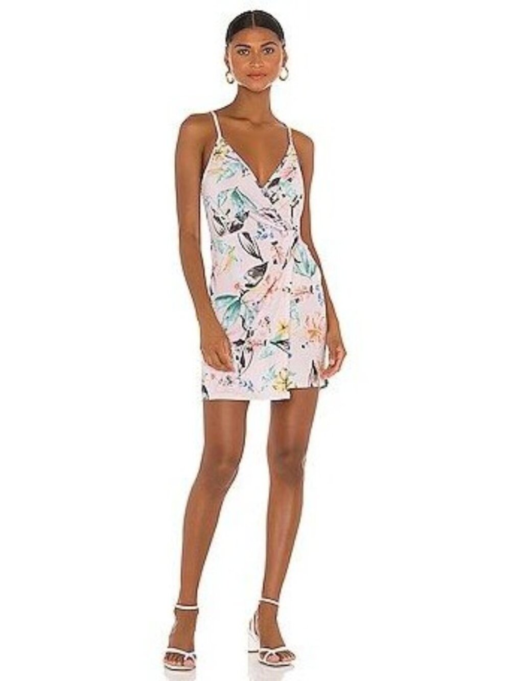 BCBGeneration Women's Twist Wrap Surplice Cocktail Dress, size XS
